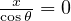 coxsθ = 0  