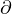 ∂  